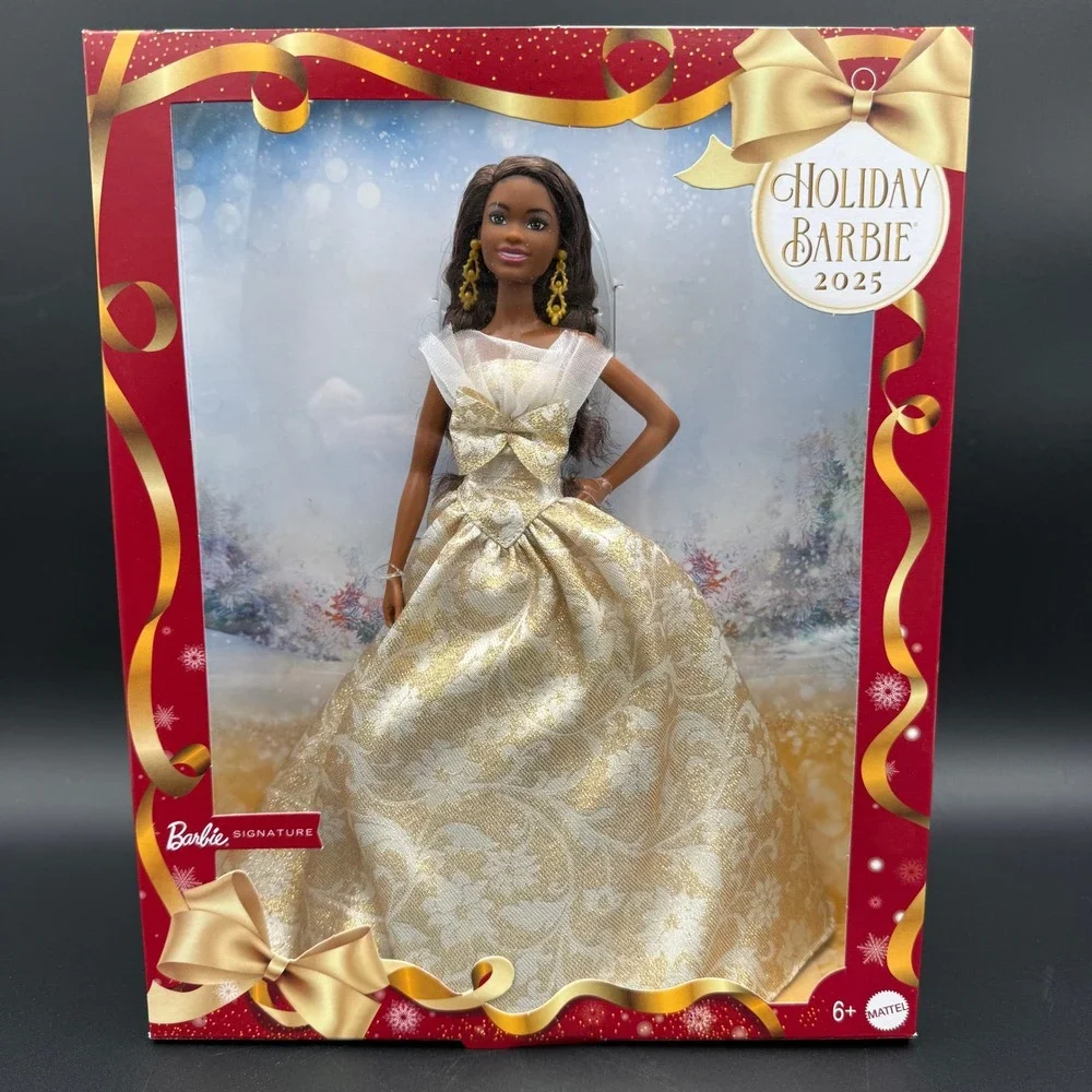 Barbie Signature Holiday Doll‎ 2025 Mattel JBH96 African American AA Limited New
